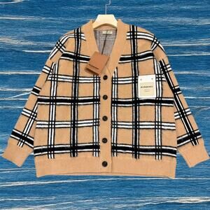 Burberry Brown Women's Cardigan Sweater